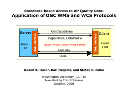 Interoperability of Data and Processing Services