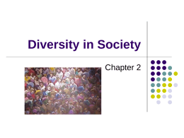 Diversity in Society - University of Minnesota Duluth