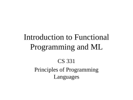 Introduction to ML