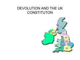 UK DEVOLUTION