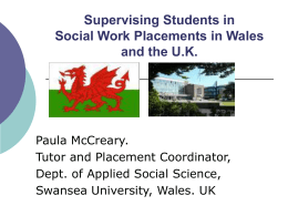 Supervising Students in Social Work Placements