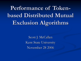 Performance of Token-based Distributed Mutial …