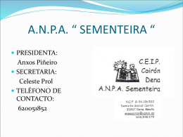 A.N.P.A. “ SEMENTEIRA