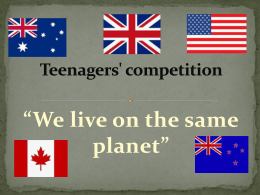 Teenagers' competition