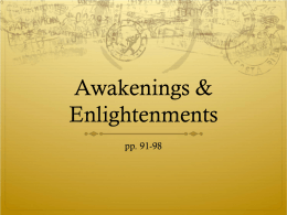 Awakenings & Enlightenments