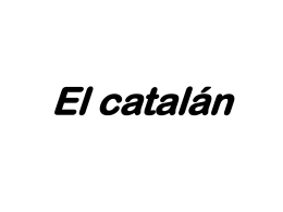 El catalan