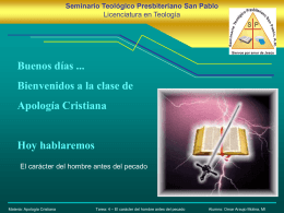 Diapositiva 1 - Presbiterio Peninsualr A.R.