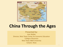 China Through the Ages