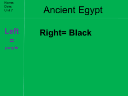 Kingdoms of Ancient Egypt