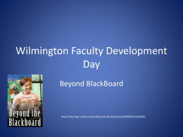 Wilmington Faculty Development Day