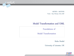 Introduction to Graph Transformation