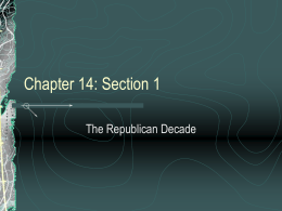 Chapter 14: Section 1