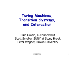 Modeling Interactive Computation: Turing Machines or
