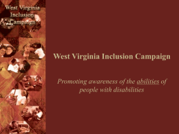 West Virginia Inclusion Campaign