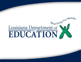 Louisiana Department of Education