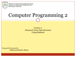 Computer Programming 2