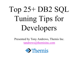 DB2 SQL & Application Programming
