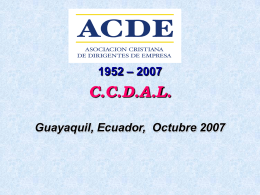 Diapositiva 1 - Uniapac Latinoamericana