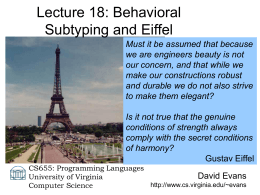 Lecture 18 - University of Virginia