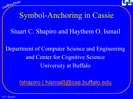 Symbol Anchoring in Cassie