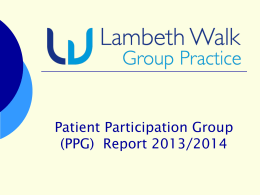 Lambeth Walk Group Practice