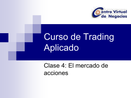 Curso de Trading Aplicado - Universidad Sergio Arboleda