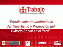 2da Diapositiva. - Dirección Regional de Trabajo y Promoción del