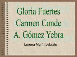 Gloria Fuertes, Carmen Conde y A. Gómez Yebra