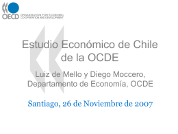 OECD Economic Survey of Chile