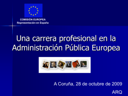 Un empleo en la Administración Pública Europea