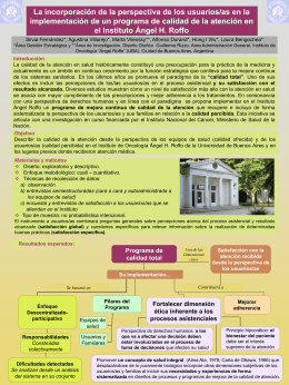 Diapositiva 1 - Instituto de Oncología Ángel H. Roffo
