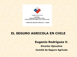 el Seguro Agrícola en Chile