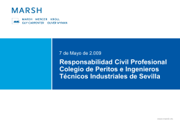 Responsabilidad Civil Profesional - Colegio Oficial de Peritos e