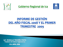 proceso del presupuesto participativo año fiscal 2006