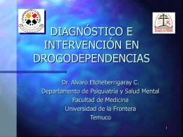 Diagnóstico e Intervención en - Sociedad Chilena de Salud Mental