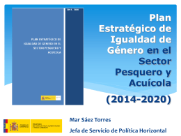 Plan Estratégico de Igualdad - REGP (Red Española de Grupos de