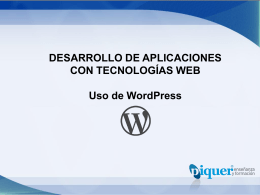 U3 – Uso de WordPress