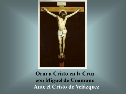 Orar con Unamuno al Cristo de Velázquez