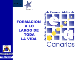 Presentación - Gobierno de Canarias