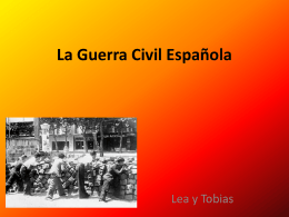 La guerra civil en Espana