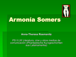 Anna-Theresa Rosmanitz: Armonía Somers: "El derrumbamiento"