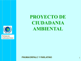 Ciudadania Ambiental - Parlamento Latinoamericano