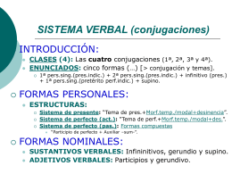 Sisterma verbal - IES Fuente de la Peña