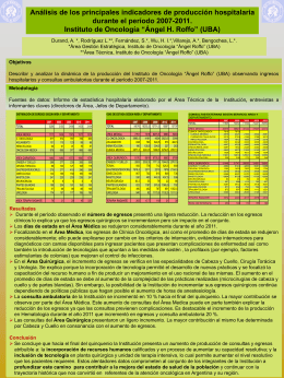 Diapositiva 1 - Instituto de Oncología Ángel H. Roffo
