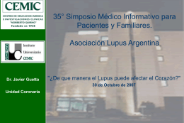 35º simposio medico informativo para pacientes y familiares