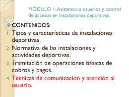 MÓDULO 1: Asistencia a usuarios y control de accesos en