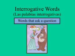 interrogative words File