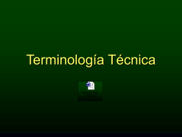 Terminología Técnica