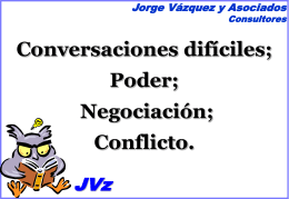 Negociación - Jorge Vazquez