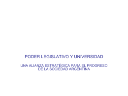 propuesta: creación del observatorio federal legislativo e institucional